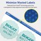 Avery TrueBlock Matte White Paper Labels, 2-1/2" diameter Round Scalloped